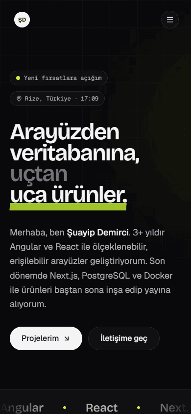Mobil görünüm